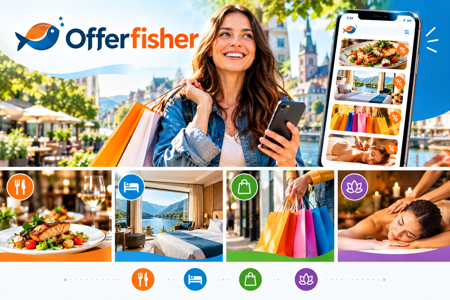 Offerfisher - Bunte Erlebnisangebote entdecken